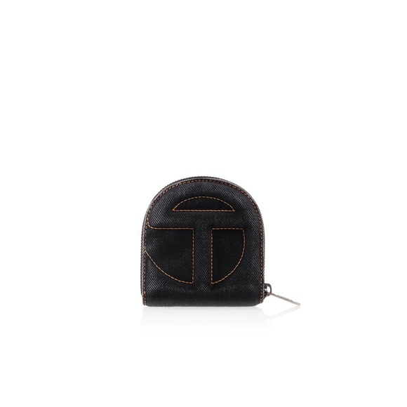 Telfar Wallet - Black Denim - Picture 2 of 8